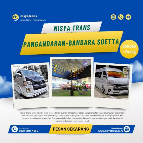 Travel Pangandaran - Bandara Soetta Termurah 